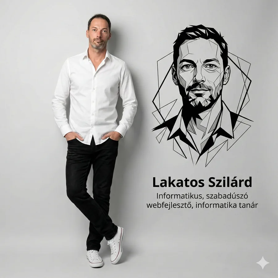 Lakatos Szilárd informatikus, szabadúszó webfejlesztő, okleveles informatika tanár – Sopron
